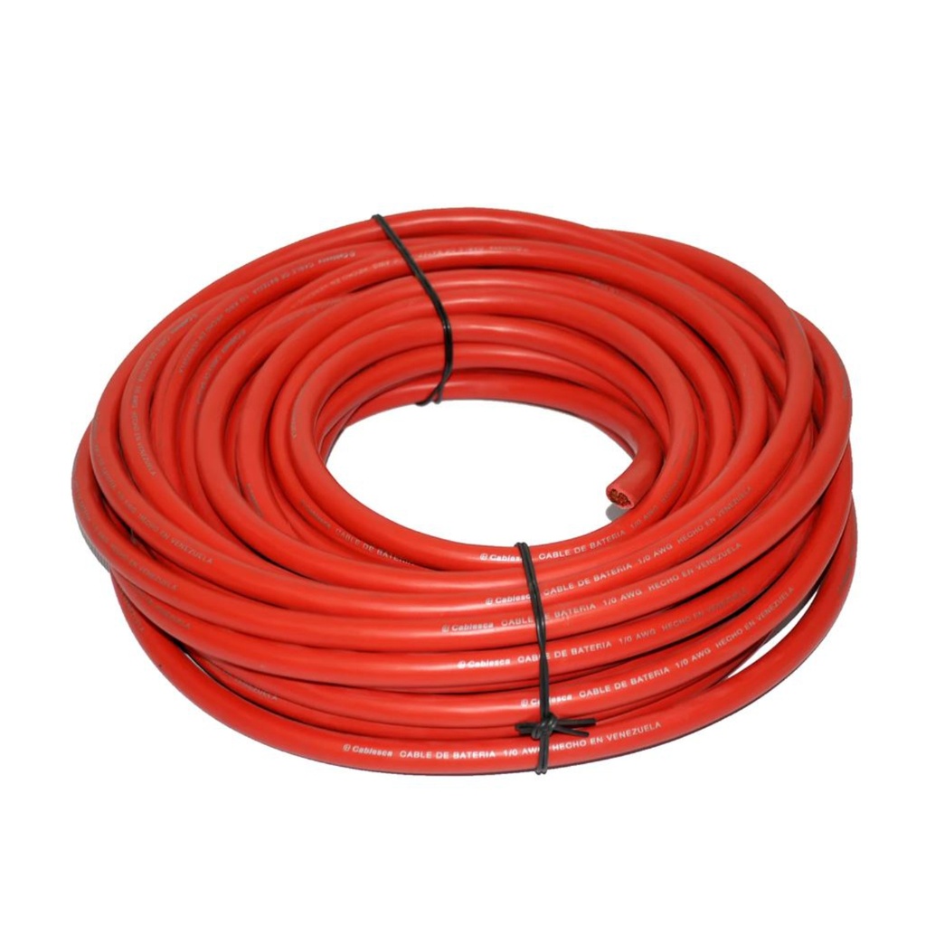 CABLESCA CABLE BATERIA 2/0AWG ROJO C-MT