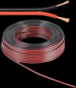 CABLESCA CABLE FLEX T-AUD 2X18 NEG-ROJO 20M