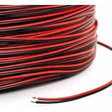 CABLESCA CABLE FLEX T-AUD 2X20 NEG-ROJO 20M