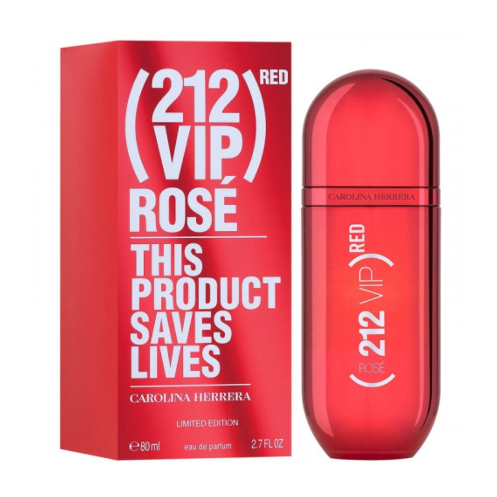 CH 212 VIP ROSE (RED) 80ML EDP SPR DAMA