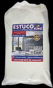 KING ESTUCO BLANCO 8KG