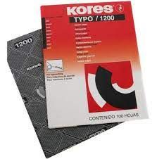 KORES PAPEL CARBON TAMAQO OFICIO-100HOJAS