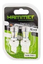 HAMMER BOMB. AUX,LED 12-24V B-METAL C-BLANC